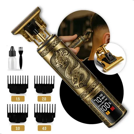 Máquina de Cortar Cabelo Sem Fio Recarregável